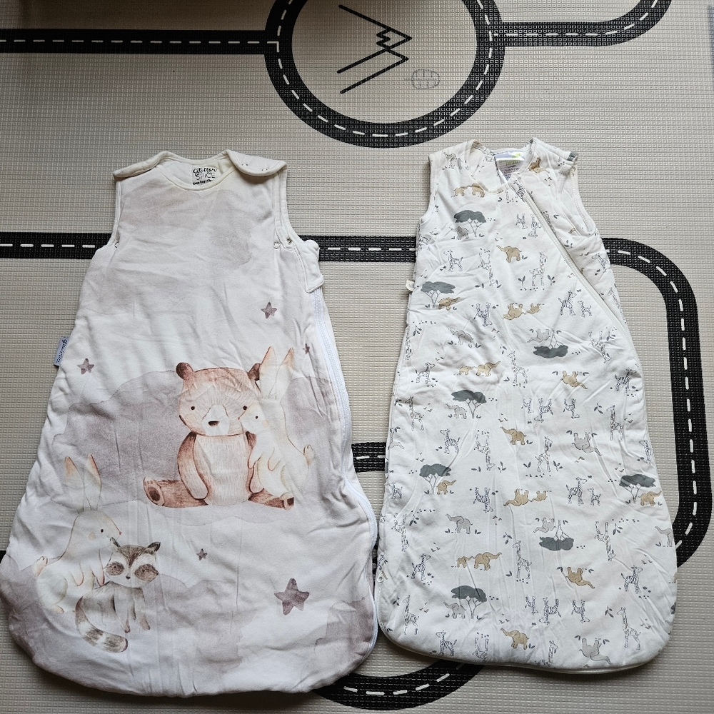 2.5 tog sleepsacks 0-6 months
